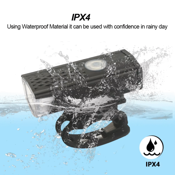 USB Rechargeable LED Bike Light Set for Night Ride - Image 4
