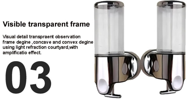 3 in 1 Shampoo Dispenser, Conditioner, Soap. - Image 11
