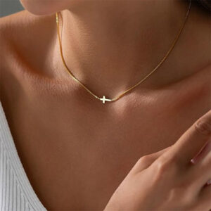 Necklace For Women 14K Real Gold Silver Plated