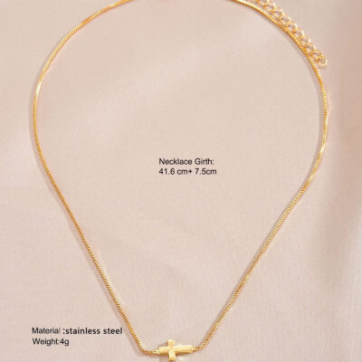 Necklace For Women 14K Real Gold Silver Plated