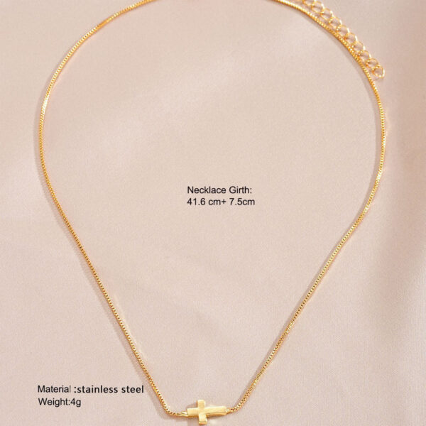 Necklace For Women 14K Real Gold Silver Plated - Image 3