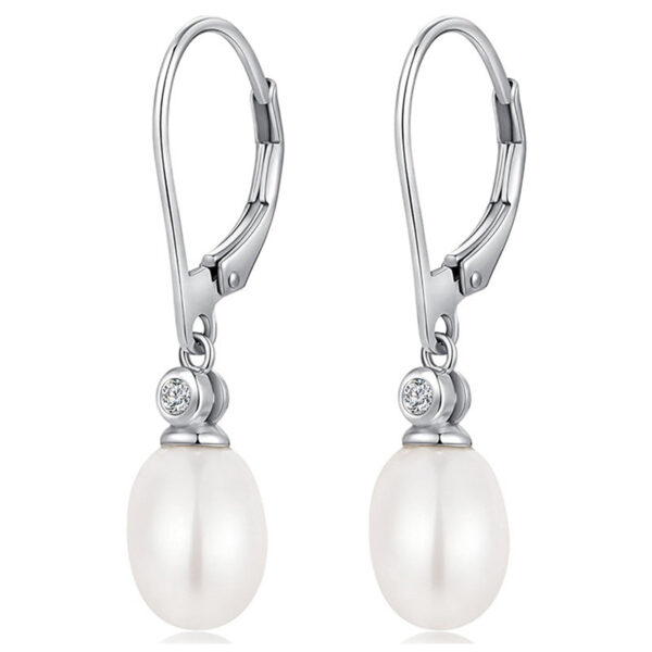 Earrings Female Oval Geometric Design