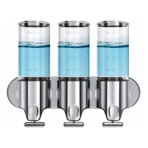3 in 1 Shampoo Dispenser, Conditioner, Soap.