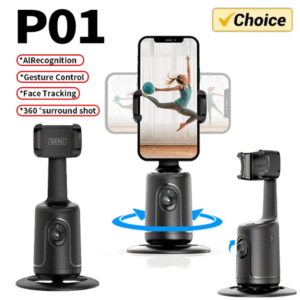 Tycom Auto Face Tracking Tripod – 360° Hands-Free Mount