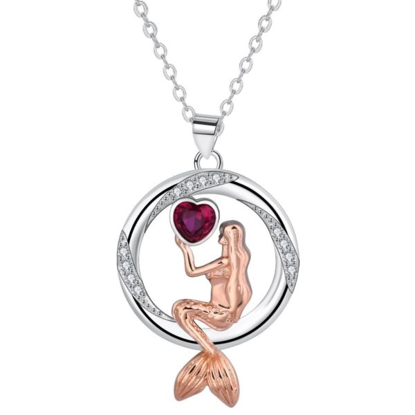 European And American Ornament Mermaid Women's Necklace - Image 2