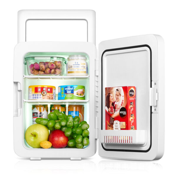 Someter 10L Car Refrigerator Household Mini Refrigerator Student Dormitory Cosmetics Breast Milk Fresh-keeping Refrigerator - Image 5