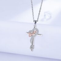 Fashion European And American Style Cross Necklace for women  Chain