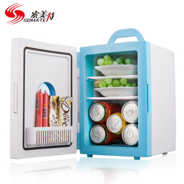 Someter 10L Car Refrigerator Household Mini Refrigerator Student Dormitory Cosmetics Breast Milk Fresh-keeping Refrigerator - Image 2