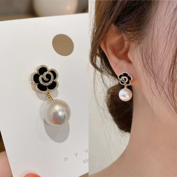 Simple High-grade Pearl Earrings for Elegant Style - Image 4
