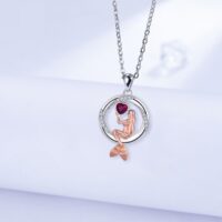 European And American Ornament Mermaid Women's Necklace