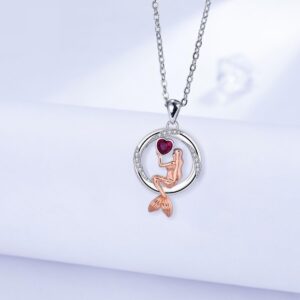European And American Ornament Mermaid Women's Necklace