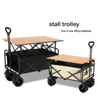 Heavy Duty Folding Utility Trolley with Tank Wheels