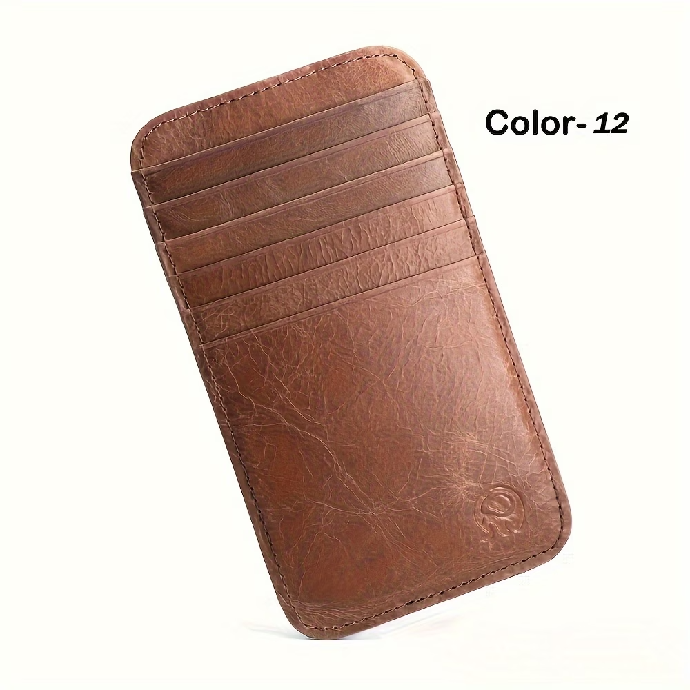 All-in-One Genuine Leather Slim Card Wallet – Minimalist & Stylish - Image 10