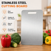Home Camping Kitchen Restaurant Made from high quality 304 stainless steel that is non toxic and safe for all food types.