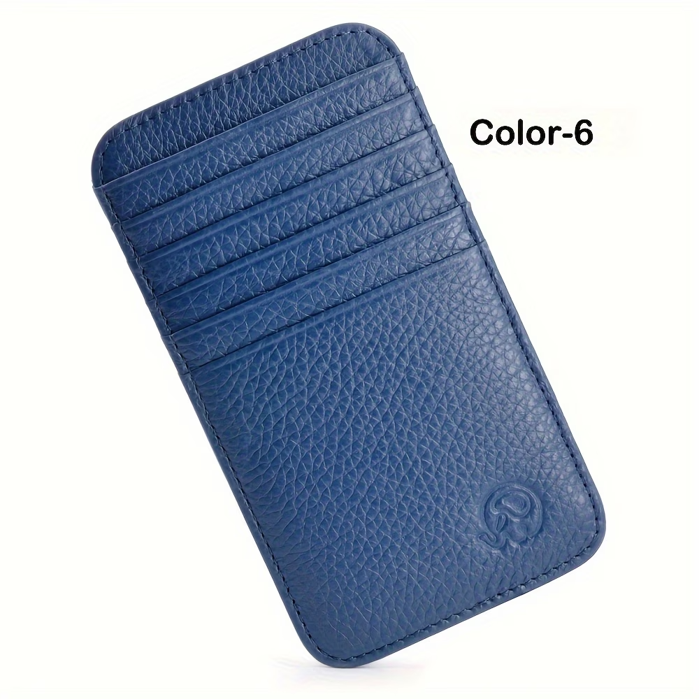 All-in-One Genuine Leather Slim Card Wallet – Minimalist & Stylish - Image 6