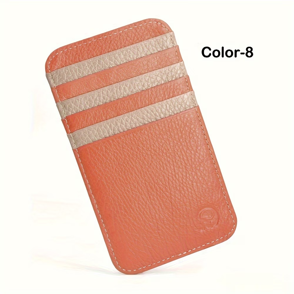 All-in-One Genuine Leather Slim Card Wallet – Minimalist & Stylish - Image 8