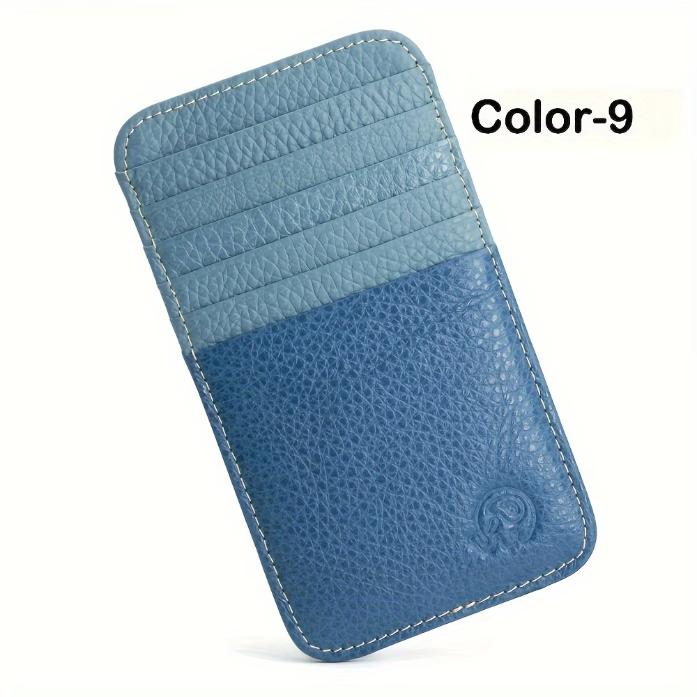 All-in-One Genuine Leather Slim Card Wallet – Minimalist & Stylish - Image 9